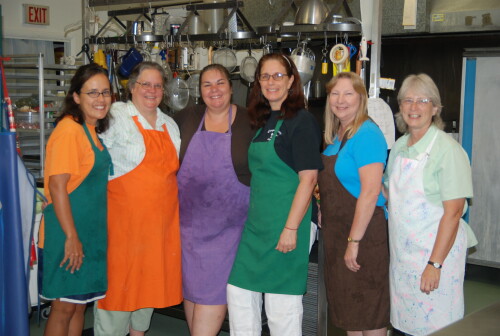 Left to Right
Nickie Bennett - Kitty Slusser - Brittany Carreno
Joanne Skelton - Mary McCluskey - Lucy VanDemark